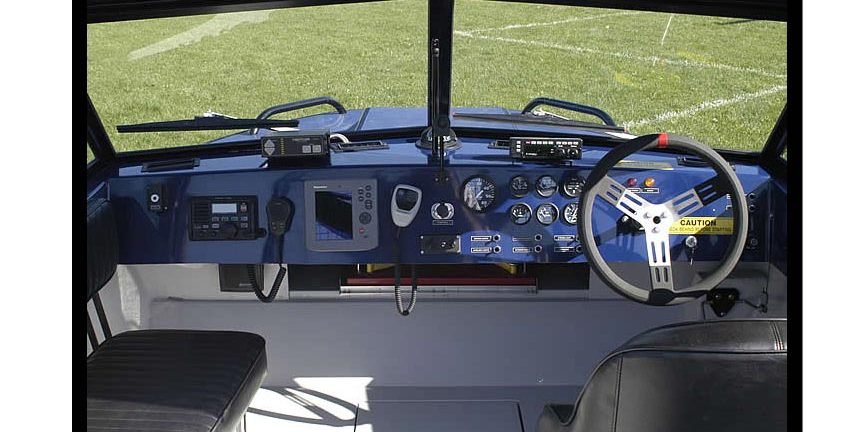 Dashboard of Search & Rescue Boat Dashboard of Search & Rescue Boat